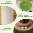 thumbnail image 4 of 34inches Tall    with  Ball Track   and Thicker Large Diameter  Sisal  Scratcher  for Indoor Cats Protect Your Furniture, 4 of 7