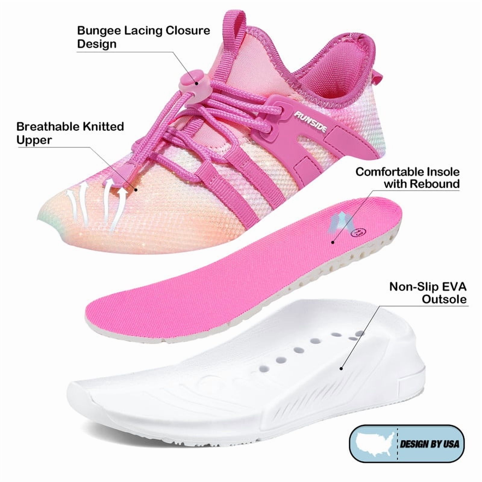 Kushyshoo Girls' Gradient Running Athletic Sneakers photo 4