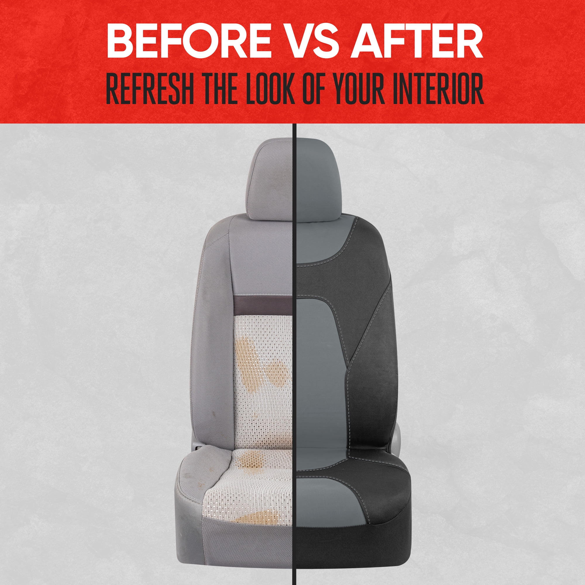 Motor Trend AquaShield Car Seat Covers for Front Seats, Gray Waterproof Seat Covers for Cars Trucks SUV