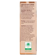 Ambi Black Soap Cleansing Bar, Deep Cleansing, Moisturizing Formula with Shea Butter + Vitamin E for Oily & Combination Skin, 3.5 OZ