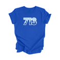 thumbnail image 1 of 713 Houston Texas USA Code Régional Skyline de la Ville Cadeau - T-Shirt Unisexe - Inspired X, 1 of 1