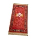 thumbnail image 4 of Alfombra de oración tradicional, alfombra con estampado islámico, suave y ligera, alfombra para el suelo de oración, para viajes, hogar, dormitorio, festival, mujeres Estilo F, 4 of 9