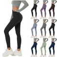 thumbnail image 2 of Umfun Buttery Soft High Waist Full Length Yoga Leggings Slim Stretchy Pants for Gym Fitness Running Yoga Casual Wear, 2 of 8