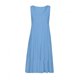thumbnail image 3 of Vestido De Tirantes Sencillo Vestido plisado informal para mujer, vestido hasta la rodilla con cuello redondo, ropa de playa, vestido veraniego con dobladillo ancho Ygjytge Azul Cielo 4Xl para Mujer, 3 of 8