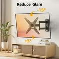 thumbnail image 4 of 32+ 40 inch Full Motion TV Wall Mount for 13-43" TVs & Monitor, 360° Rotating Small TV Mount Bracket, Articulating Swivel Tilting Extension, Max VESA 200x200mm, Single Studs, 55 lbs, 4 of 4