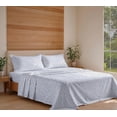thumbnail image 7 of RUVANTI 100% Organic Cotton Sheets - Twin XL Sheet Sets - 3 Piece Percale Weave Bedding, Crisp, Cooling & Breathable, Soft & Durable, 16" Deep Pocket, Hotel Quality Sábanas - Multi Paisley, 7 of 7