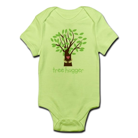 CafePress - Tree Hugger Infant Bodysuit - Baby Light Bodysuit