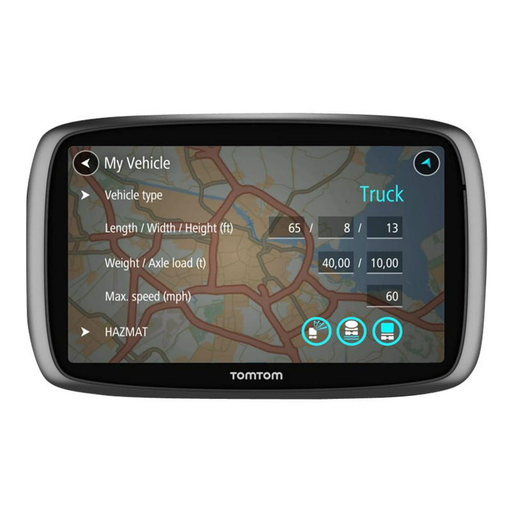 TomTom TRUCKER 600 GPS navigator automotive 6" widescreen Walmart