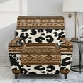 thumbnail image 2 of Kuiaobaty Leopard Aztec Print Recliner Chair Cover that Stay in Place Breathable Reclining Sofa Slipcover Durable Reclining Slipcover Stretch Recliner Couch Cover with Pocket for Living Room, 2 of 8