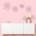 thumbnail image 4 of Pink Metal Wall Sculptures 4 Count Starburst Sunburst Decor for Living Room Bedroom Entryway, 4 of 6