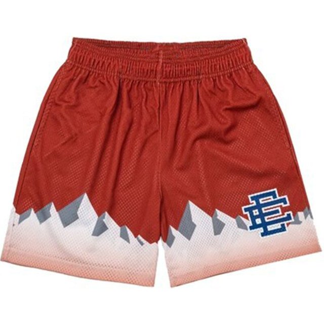 Pantalones cortos de gimnasio para hombre y mujer, Shorts deportivos de malla de secado rápido, Shorts básicos de Flame EE, Shorts de playa informales, novedad de verano Fivean unisex