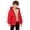04-Red, variant on Swanpen Boys Winter Lined Hooded Jacket, Color Block Windproof Thick Padded Coat, Warm Thermal Kids Outerwear for Cold Weather