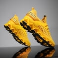 thumbnail image 5 of Men's Fashion Sneakers Breathable Mesh Running Shoes  Non Slip Soft Sole Casual Athletic Walking Shoes, 5 of 12
