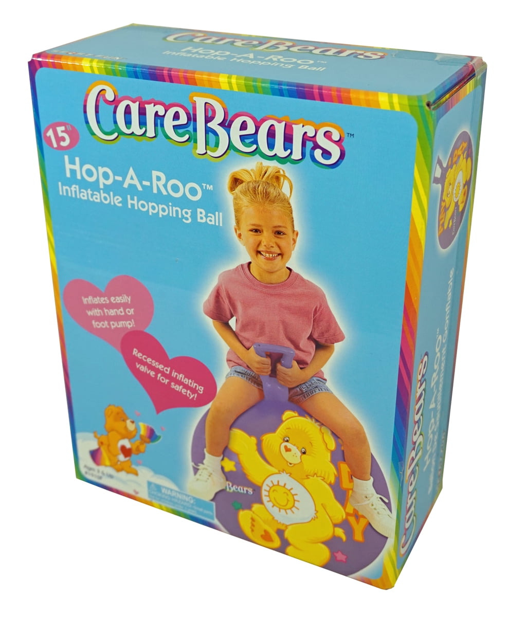 Care Bears 15" Hop-A-Roo Bounce  Hopper ~ Carebears Hippity Hop Bouncy Fun Ball