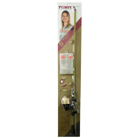 Eagle Claw Trait Zaldain Spin Cast Combo with Tackle Box