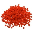 thumbnail image 1 of Uxcell Pompons, Petites Boules de Pompons Pelucheuses pour Artisanat Décorations DIY Orange Rouge, 1 of 5