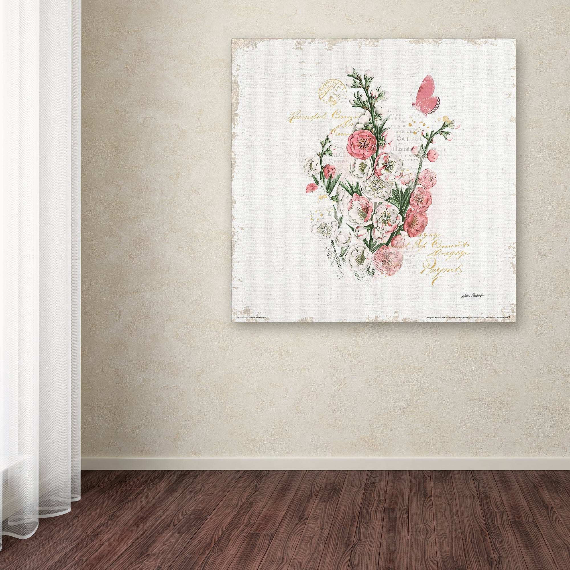"French Romance III" Canvas Art by Katie Pertiet