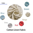 thumbnail image 3 of Rectangular Waterproof Tablecloth Checkered Table Cloth With Tassel Cotton Linen Table Cover, 3 of 5