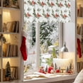 thumbnail image 3 of Valances for Windows Christmas Cardinal Bird Rod Pocket Cafe Window Treatments Valance Curtains for Kitchen Bathroom Laundry Basement Windows 42"x18", 3 of 7