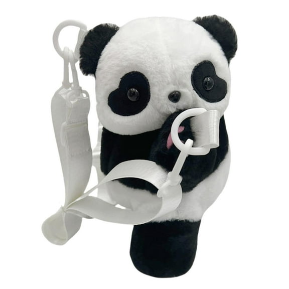 Milageto Panda Backpack Cartoon Stylish Cute with Adjustable Straps Crossbody Bag Daypack