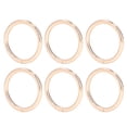 thumbnail image 2 of 20Pcs Metal Rings 4x32mm Iron Sturdy Durable Multifunctional Exquisite Metal O RingsGold, 2 of 14