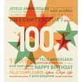 thumbnail image 3 of 100th Birthday Duvet Cover Set, Birthday in World Languages on Abstract Backdrop Art, Decorative 3 Piece Bedding Set with 2 Pillow Shams, Calking Size, Pale Green and Vermilion, by Ambesonne, 3 of 3