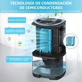 thumbnail image 2 of Deshumidificador 1000ml Silencioso, Deshumidificador para la humedad Pequeño con luz LED de 7 Colores para Dormitorio Baño Garaje, Negro, 2 of 7