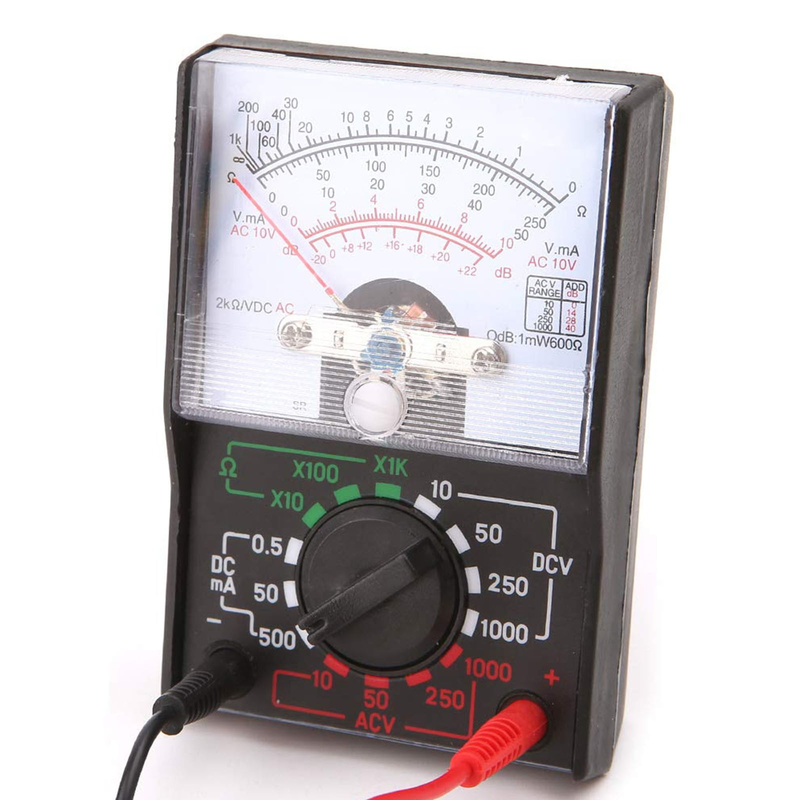 Clearance Measuring ruler under $8,Voltmeter Ammeter Resistance Meter Analog Multimeter Tool 250mA For / 010 50250 1000V For Teaching 2PC