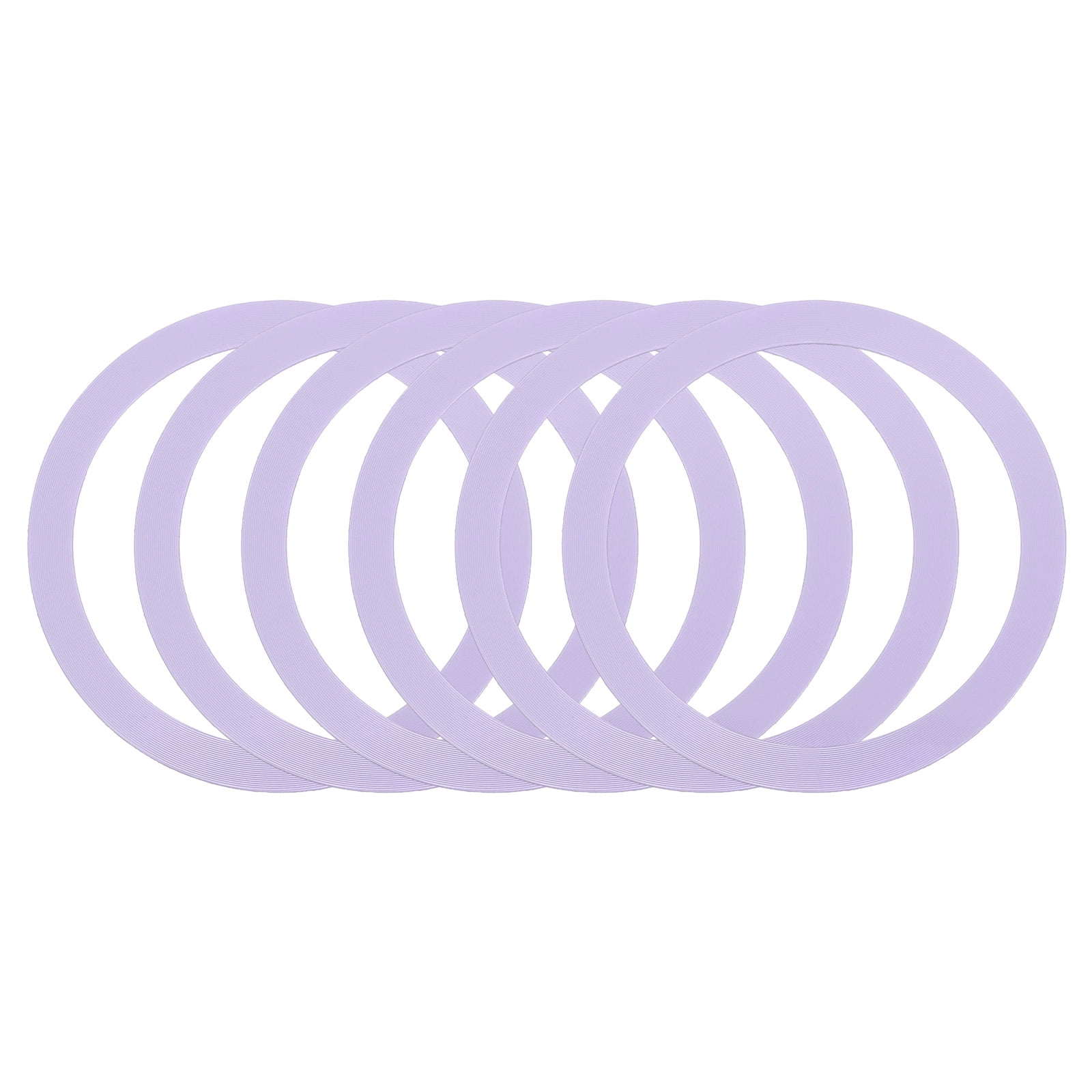 6Pcs Magnetic Adapter Ring, Magnetic Wireless Charger Conversion Kit, Purple