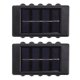 thumbnail image 5 of 2 uds colector Solar luz impermeable arriba abajo lámpara de pared luminosa paisaje de exterior Lámpara decorativa de jardín 10LEDs luz blanca, 5 of 5