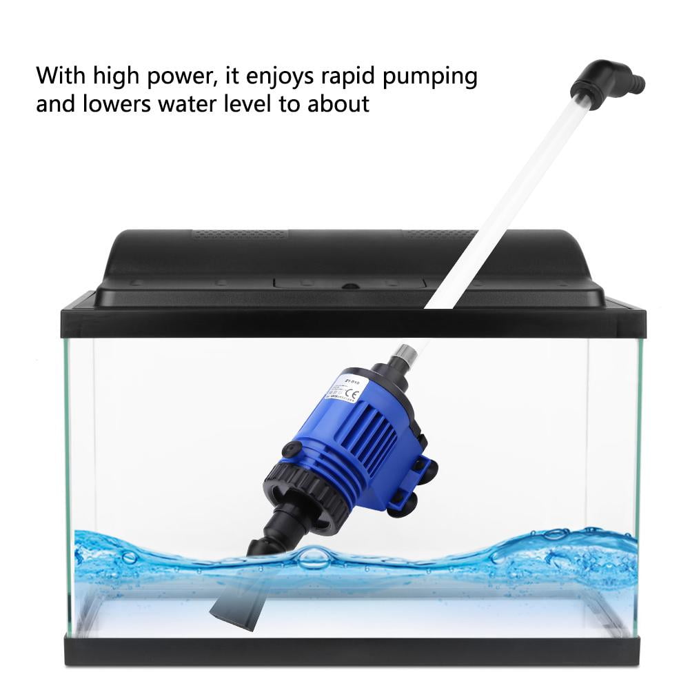 Mgaxyff Electric Aquarium Fountain Water Change Fish Tank Water Pump for Pond (Chinese Plug D10