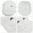 thumbnail image 3 of Unique Bargains 1 Pc Santa Claus Party Mask White Pulp, 3 of 5