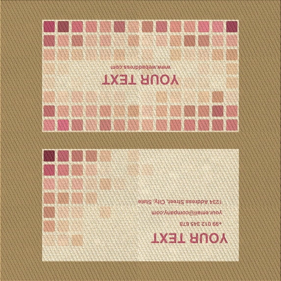 Ahgly Company Indoor Square Patterned Chocolate Brown Area Rugs, 6' Square