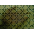 thumbnail image 4 of oneOone Tissu en Coton et Soie Imprimé Bloc Quatre Feuilles pour Couture Largeur 42 Pouces, 4 of 4