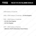 thumbnail image 2 of MAX Advanced Brakes - Brake Kit For 2018-2023 Subaru Crosstrek (2.0/2.5 Gas Engine)| Carbon Ceramic Brake Pad and Rotor Kit Front and Rear| Daily Driving OE Replacement Brake Rotors, 2 of 9