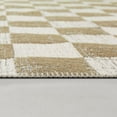 thumbnail image 5 of Balta Maraini Checkered Indoor/Outdoor Area Rug 5'3" x 7' - Tan, 5 of 5
