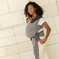 thumbnail image 5 of MOBY Reversible Wrap Baby Carrier in Taupe/Charcoal, 5 of 7
