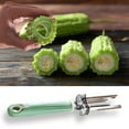 thumbnail image 4 of Adjustable Fruit and Vegetable Corer, 2025 Stainless Steel Core Remover Tool with Handle for Apple Pear Zucchini Kitchen Gadgets Cooking Accessories, 4 of 9