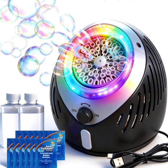 Batería recargable Bubble Machine Play-Act para niños con solución