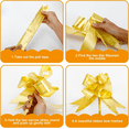 thumbnail image 6 of ​Meilimei 3 Pcs Extra Large Large Gift Bags , 36"x 56" with Pull Flowers for Large Gift ,Christmas Halloween Birthday Party Baby Shower, 6 of 7