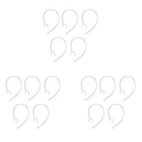 15x Universal Small Clamp Bluetooth Ear Hook Loop Clip Replacement Clear