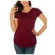 thumbnail image 5 of Ropa de maternidad de verano UMfun para mujer, cuello redondo, manga corta, volantes, blusas para embarazadas, 5 of 5