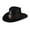 Black, variant on GDREDA Hat for Women Western Denim Curved High Hat Wool Brim Hat Style British Jazz Hat Men And Women,Brown