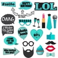 thumbnail image 5 of 7th Birthday Decorations Birthday Party Supplies Seventh Birthday Banner Teal Green Confetti Balloons for Her Photo 7th Bday Cake Topper, 5 of 5