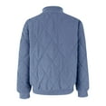 thumbnail image 6 of Jinhomg Women's Quilted Bomber Jacket Lightweight Cropped Zip up Jackets Casual Buttons Winter Puffer Coats Outerwear with Pockets, 6 of 6