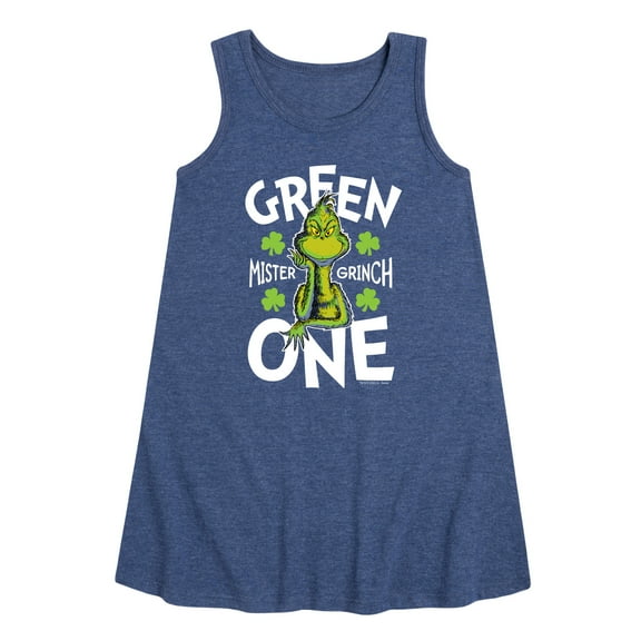 The Grinch - Green One - Toddler and Youth Girls A-line Dress