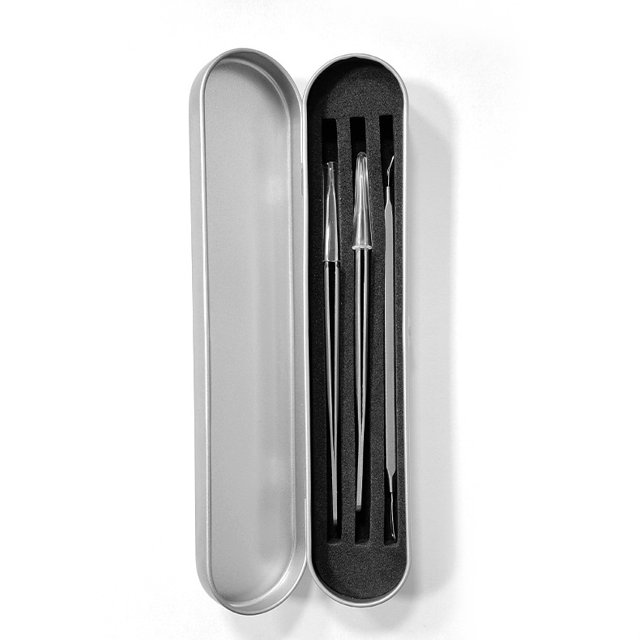 Aguja de acero inoxidable para el acné, clip de belleza para el acné, aguja puntiaguda para el acné, aguja para el acné, clip de célula puntiaguda para el acné