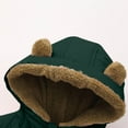 thumbnail image 7 of Zpanxa Kids Sherpa Jacket with Bear Ears Hood Arrival Plush Lined Winter Coat Warm Pocketed Outerwear for Boys Girls Ages 2 to 8, 7 of 7