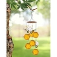 thumbnail image 2 of Sunset Vista Designs Country Garden Collection Wind Chime, 17-inch Height, Honeybee Honeycomb, 2 of 3