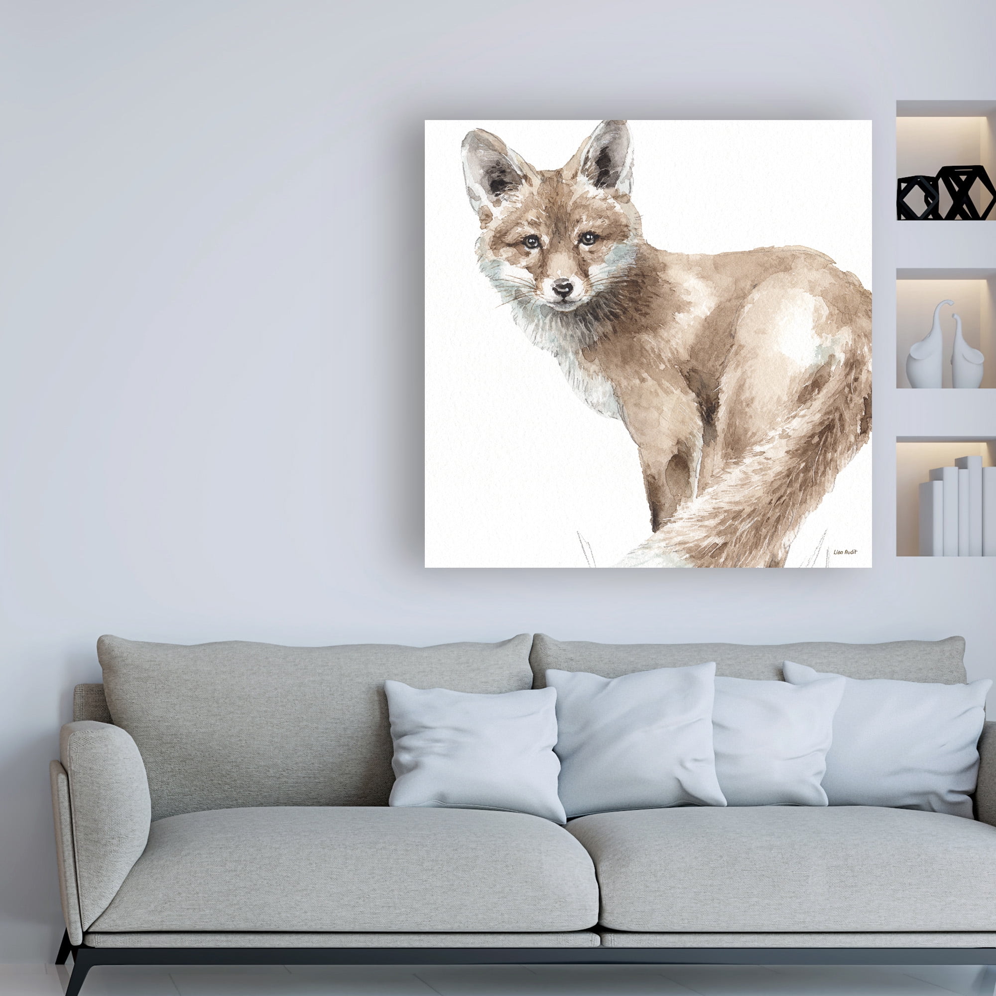 Trademark Fine Art 'Forest Friends V' Canvas Art by Lisa Audit